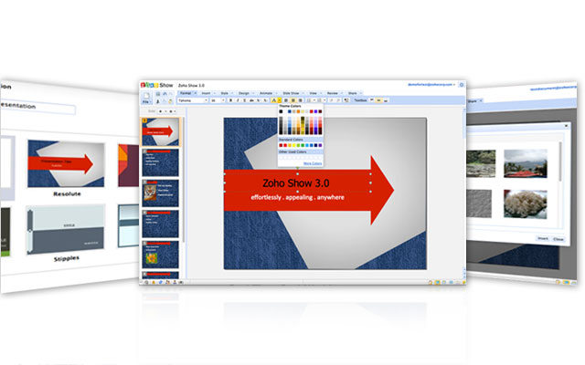Zoho Show from Chrome web store to be run with OffiDocs Chromium online Zoho Show from Chrome web store to be run with OffiDocs Chromium online