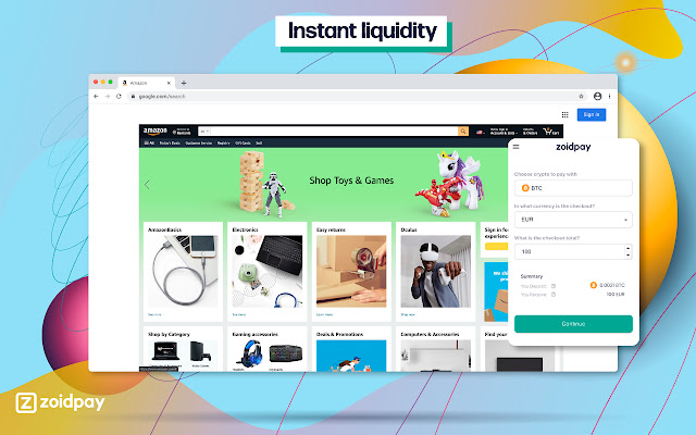 ZoidPay Shop with Crypto from Chrome web store to be run with OffiDocs Chromium online ZoidPay Shop with Crypto from Chrome web store to be run with OffiDocs Chromium online