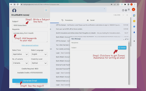 Zomani: Email Writer from Chrome web store to be run with OffiDocs Chromium online Zomani: Email Writer from Chrome web store to be run with OffiDocs Chromium online