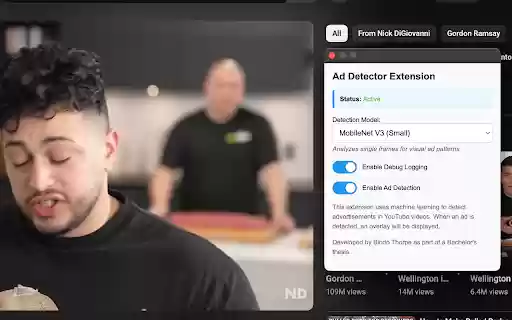 Ad Detector Extension from Chrome web store to be run with OffiDocs Chromium online Ad Detector Extension from Chrome web store to be run with OffiDocs Chromium online