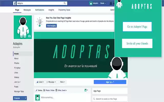 Adoptrs from Chrome web store to be run with OffiDocs Chromium online Adoptrs from Chrome web store to be run with OffiDocs Chromium online