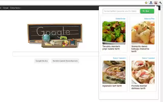 Afiyetle Yemek Tarifleri from Chrome web store to be run with OffiDocs Chromium online Afiyetle Yemek Tarifleri from Chrome web store to be run with OffiDocs Chromium online