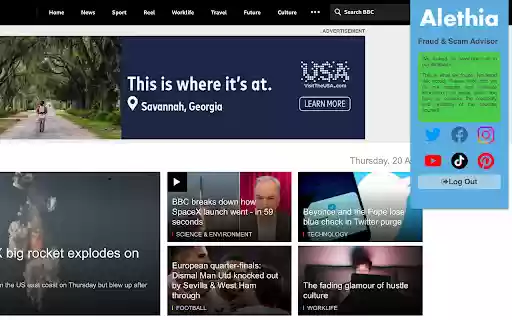 Alethia from Chrome web store to be run with OffiDocs Chromium online Alethia from Chrome web store to be run with OffiDocs Chromium online