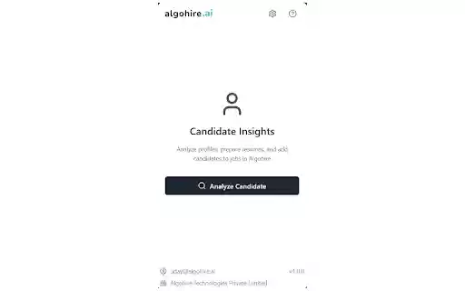 Algohire Talent Scout from Chrome web store to be run with OffiDocs Chromium online Algohire Talent Scout from Chrome web store to be run with OffiDocs Chromium online
