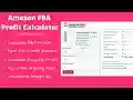 Amazon FBA Profit Calculator By AIP from Chrome web store to be run with OffiDocs Chromium online Amazon FBA Profit Calculator By AIP from Chrome web store to be run with OffiDocs Chromium online