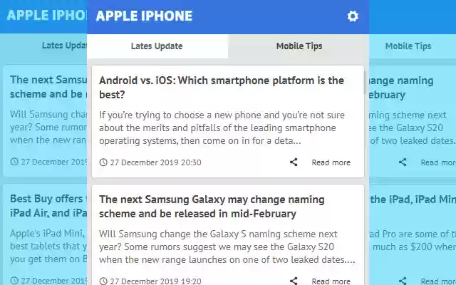 Apple iPhone Latest News Update from Chrome web store to be run with OffiDocs Chromium online Apple iPhone Latest News Update from Chrome web store to be run with OffiDocs Chromium online