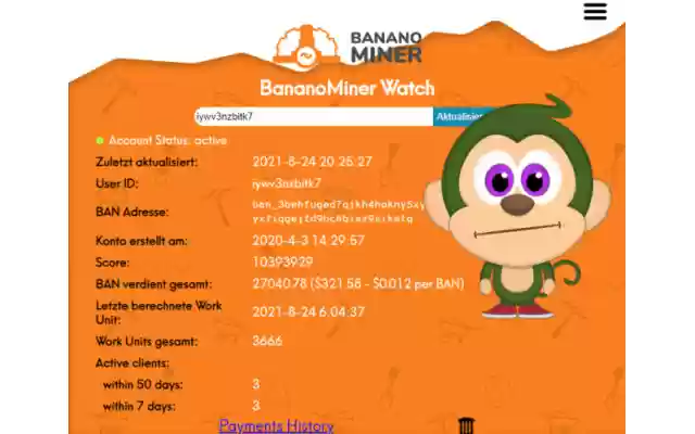 BananoMiner Watch from Chrome web store to be run with OffiDocs Chromium online BananoMiner Watch from Chrome web store to be run with OffiDocs Chromium online