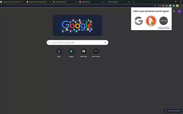 Bong Because Bing is no more from Chrome web store to be run with OffiDocs Chromium online Bong Because Bing is no more from Chrome web store to be run with OffiDocs Chromium online