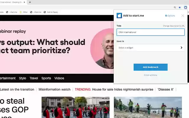 Bookmarker by start.me from Chrome web store to be run with OffiDocs Chromium online Bookmarker by start.me from Chrome web store to be run with OffiDocs Chromium online