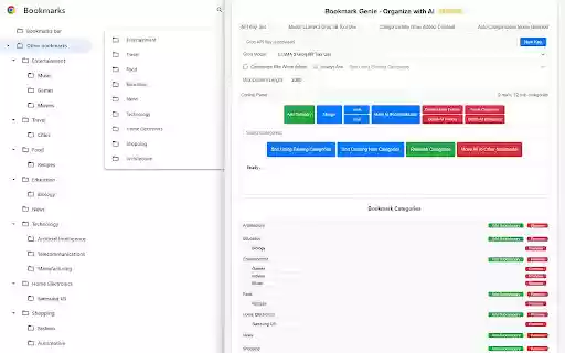 Bookmark Genie Organize with AI from Chrome web store to be run with OffiDocs Chromium online Bookmark Genie Organize with AI from Chrome web store to be run with OffiDocs Chromium online