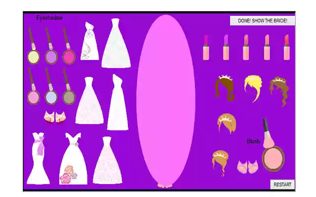 Bride Dress Up and Style from Chrome web store to be run with OffiDocs Chromium online Bride Dress Up and Style from Chrome web store to be run with OffiDocs Chromium online