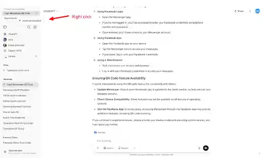 ChatGPT History Pin from Chrome web store to be run with OffiDocs Chromium online ChatGPT History Pin from Chrome web store to be run with OffiDocs Chromium online