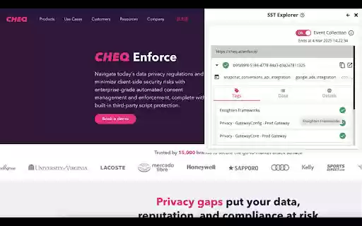 CHEQ Developer Tools from Chrome web store to be run with OffiDocs Chromium online CHEQ Developer Tools from Chrome web store to be run with OffiDocs Chromium online