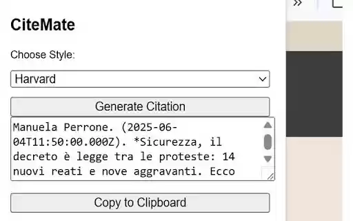 CiteMate – Citation Formatter from Chrome web store to be run with OffiDocs Chromium online CiteMate – Citation Formatter from Chrome web store to be run with OffiDocs Chromium online