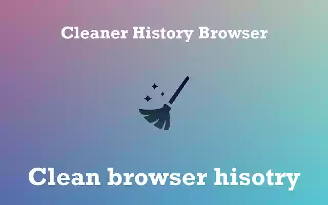 Cleaner History Browser from Chrome web store to be run with OffiDocs Chromium online Cleaner History Browser from Chrome web store to be run with OffiDocs Chromium online