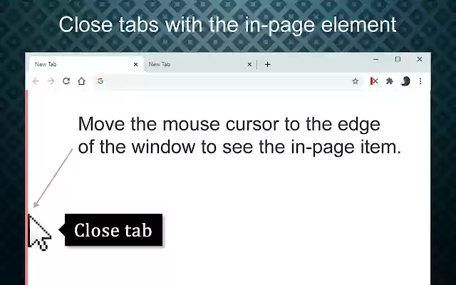 Close This Tab from Chrome web store to be run with OffiDocs Chromium online Close This Tab from Chrome web store to be run with OffiDocs Chromium online