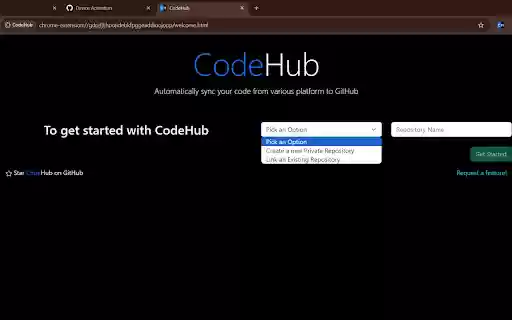 CodeHub from Chrome web store to be run with OffiDocs Chromium online CodeHub from Chrome web store to be run with OffiDocs Chromium online