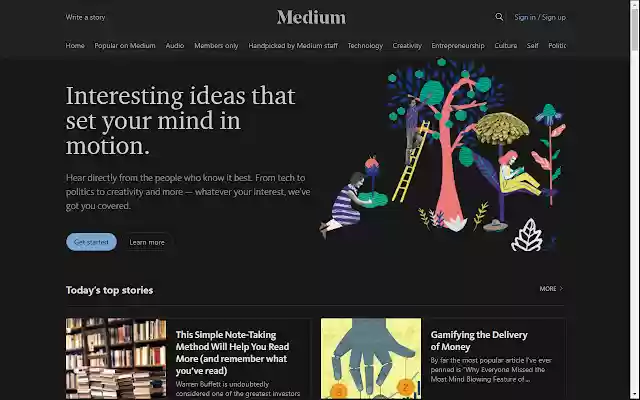 Darker Medium from Chrome web store to be run with OffiDocs Chromium online Darker Medium from Chrome web store to be run with OffiDocs Chromium online