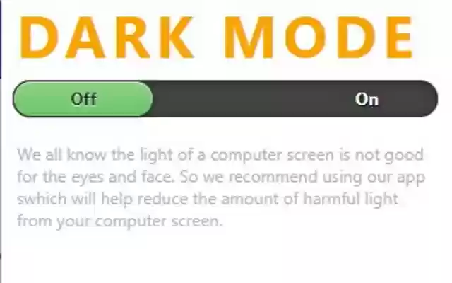 Dark Mode for Google Chrome™ from Chrome web store to be run with OffiDocs Chromium online Dark Mode for Google Chrome™ from Chrome web store to be run with OffiDocs Chromium online