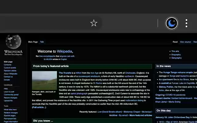 Dark Reader from Chrome web store to be run with OffiDocs Chromium online Dark Reader from Chrome web store to be run with OffiDocs Chromium online