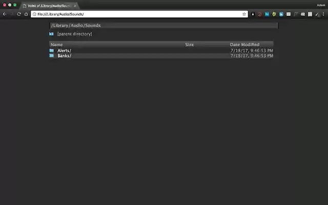 Dark Themed Chrome File Explorer from Chrome web store to be run with OffiDocs Chromium online Dark Themed Chrome File Explorer from Chrome web store to be run with OffiDocs Chromium online