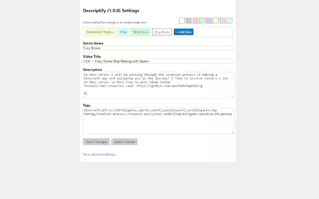 Descriptify from Chrome web store to be run with OffiDocs Chromium online Descriptify from Chrome web store to be run with OffiDocs Chromium online