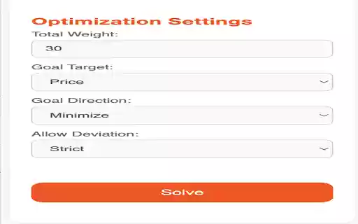 Dessert Solver from Chrome web store to be run with OffiDocs Chromium online Dessert Solver from Chrome web store to be run with OffiDocs Chromium online