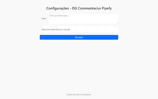 DG Commentarius Pipefy from Chrome web store to be run with OffiDocs Chromium online DG Commentarius Pipefy from Chrome web store to be run with OffiDocs Chromium online