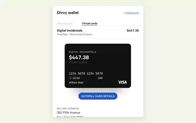 Divvy Wallet from Chrome web store to be run with OffiDocs Chromium online Divvy Wallet from Chrome web store to be run with OffiDocs Chromium online
