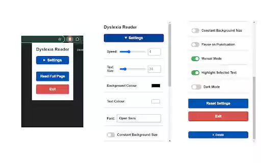 Dyslexia Text Reader from Chrome web store to be run with OffiDocs Chromium online Dyslexia Text Reader from Chrome web store to be run with OffiDocs Chromium online