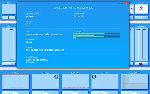 Easylife.com System Analyzer from Chrome web store to be run with OffiDocs Chromium online Easylife.com System Analyzer from Chrome web store to be run with OffiDocs Chromium online