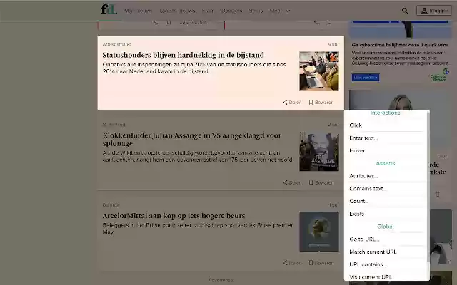Fd Cypress Recorder from Chrome web store to be run with OffiDocs Chromium online Fd Cypress Recorder from Chrome web store to be run with OffiDocs Chromium online