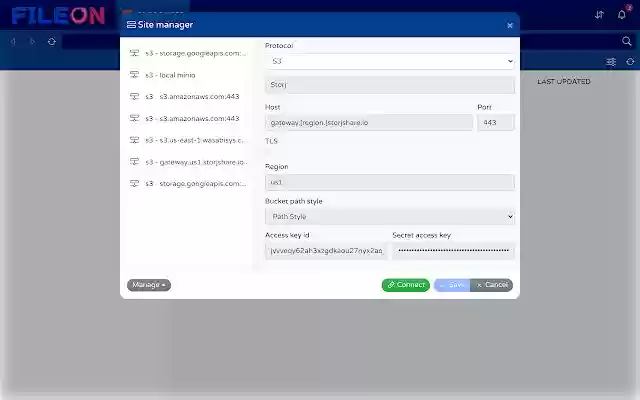 Fileon S3 Browser from Chrome web store to be run with OffiDocs Chromium online Fileon S3 Browser from Chrome web store to be run with OffiDocs Chromium online