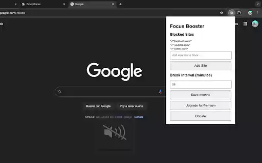 Focus Booster from Chrome web store to be run with OffiDocs Chromium online Focus Booster from Chrome web store to be run with OffiDocs Chromium online