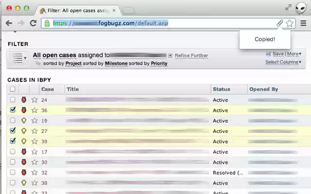 Fogbugz case copy from Chrome web store to be run with OffiDocs Chromium online Fogbugz case copy from Chrome web store to be run with OffiDocs Chromium online