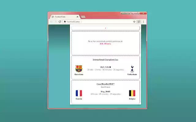 FootballDates from Chrome web store to be run with OffiDocs Chromium online FootballDates from Chrome web store to be run with OffiDocs Chromium online