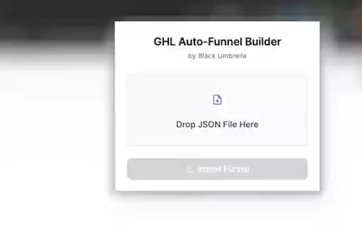 GHL Auto Funnel Builder from Chrome web store to be run with OffiDocs Chromium online GHL Auto Funnel Builder from Chrome web store to be run with OffiDocs Chromium online