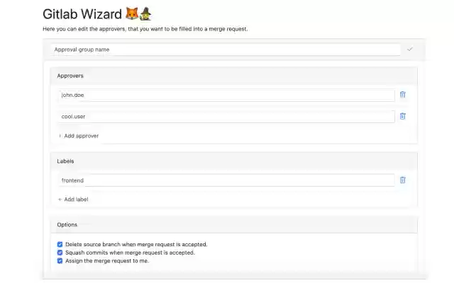 GitLab Wizard from Chrome web store to be run with OffiDocs Chromium online GitLab Wizard from Chrome web store to be run with OffiDocs Chromium online