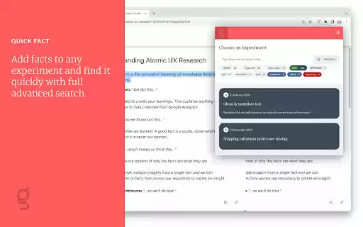 Glean.ly Quick Fact from Chrome web store to be run with OffiDocs Chromium online Glean.ly Quick Fact from Chrome web store to be run with OffiDocs Chromium online
