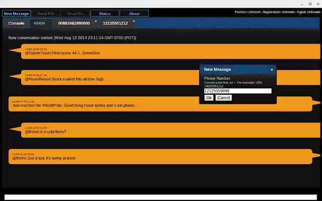 Global Satellite Messenger from Chrome web store to be run with OffiDocs Chromium online Global Satellite Messenger from Chrome web store to be run with OffiDocs Chromium online
