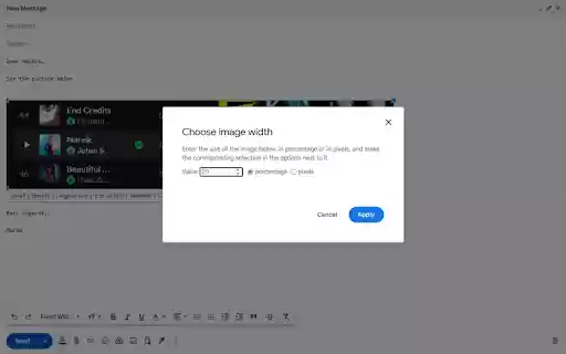 Gmail Image Resizer from Chrome web store to be run with OffiDocs Chromium online Gmail Image Resizer from Chrome web store to be run with OffiDocs Chromium online