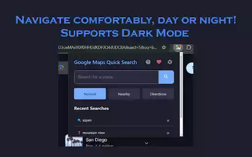 Google Maps Quick Search: Popup, Right Click Shortcut from Chrome web store to be run with OffiDocs Chromium online Google Maps Quick Search: Popup, Right Click Shortcut from Chrome web store to be run with OffiDocs Chromium online