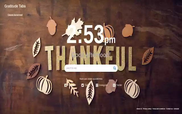 Gratitude Tabs from Chrome web store to be run with OffiDocs Chromium online Gratitude Tabs from Chrome web store to be run with OffiDocs Chromium online