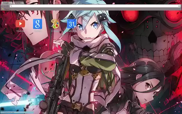 Gun Gale Online(SAO) theme 1366x768 from Chrome web store to be run with OffiDocs Chromium online Gun Gale Online(SAO) theme 1366x768 from Chrome web store to be run with OffiDocs Chromium online