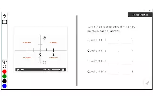 Guzinta Math: Quadrants in the Plane from Chrome web store to be run with OffiDocs Chromium online Guzinta Math: Quadrants in the Plane from Chrome web store to be run with OffiDocs Chromium online