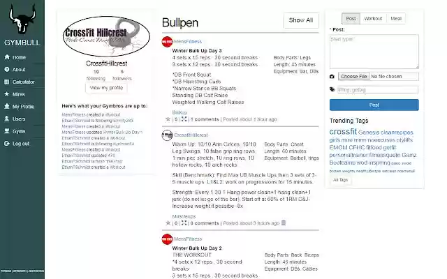 GymBull from Chrome web store to be run with OffiDocs Chromium online GymBull from Chrome web store to be run with OffiDocs Chromium online