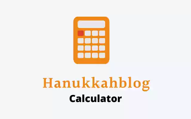 hanukkahblog Calculator from Chrome web store to be run with OffiDocs Chromium online hanukkahblog Calculator from Chrome web store to be run with OffiDocs Chromium online