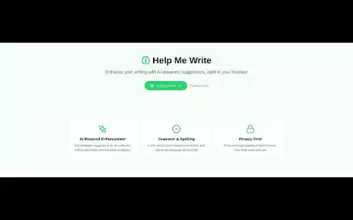 Help me write from Chrome web store to be run with OffiDocs Chromium online Help me write from Chrome web store to be run with OffiDocs Chromium online