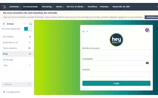 HeyNow HubSpot from Chrome web store to be run with OffiDocs Chromium online HeyNow HubSpot from Chrome web store to be run with OffiDocs Chromium online