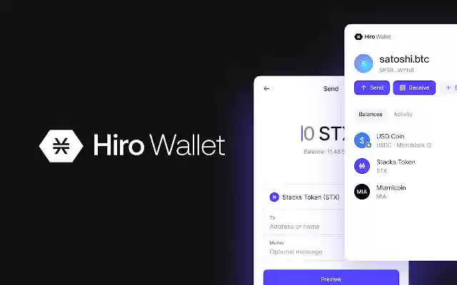Hiro Wallet from Chrome web store to be run with OffiDocs Chromium online Hiro Wallet from Chrome web store to be run with OffiDocs Chromium online
